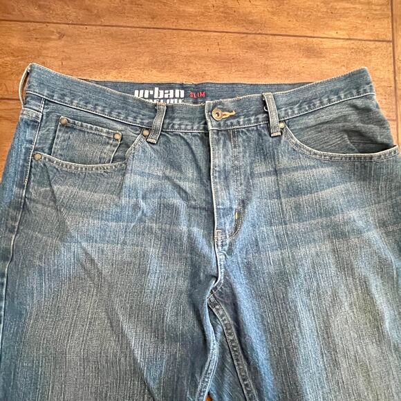 Urban Pipeline Denim Jeans Mens 38 x 30 Slim A-57 - Picture 5 of 14